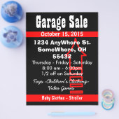 Handbordbrochure verkoop flyer (Enkel)