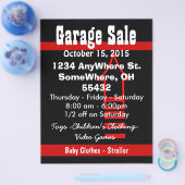 Handbordbrochure verkoop flyer (Enkel)