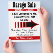 Handbordbrochure verkoop flyer (Hand)