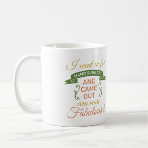 Handchirurgie Fabulous Recovery (groen) Koffiemok