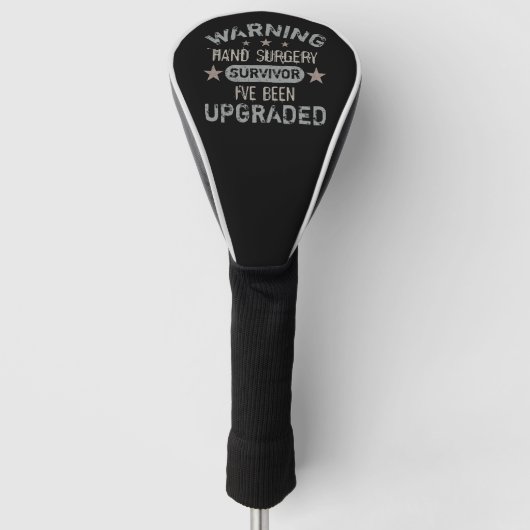 Handchirurgie Humor opgewaardeerd Golfheadcover (Voorkant)