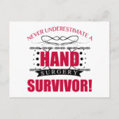 Handchirurgie Survivor Briefkaart (Voorkant)