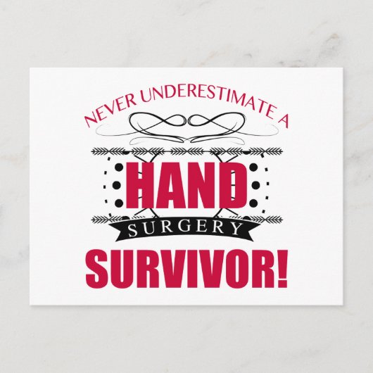 Handchirurgie Survivor Briefkaart (Voorkant)