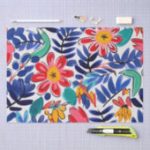 Handcrafted Folk Art-inspired Seidenpapier Tissuepapier (Craft)