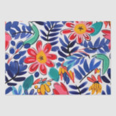 Handcrafted Folk Art-inspired Seidenpapier Tissuepapier (Voorkant)