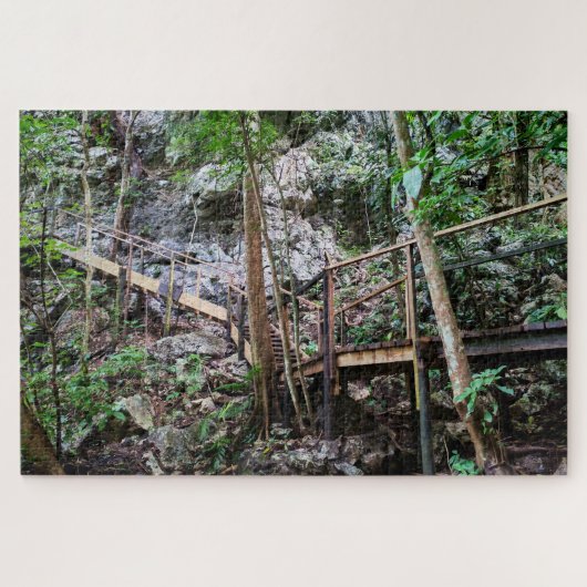 Handcrafted Jungle Walkway Legpuzzel (Horizontaal)
