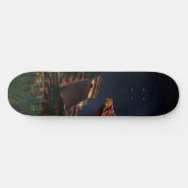 Handcrafted Pheasant and the Teotihuacán Pyramid: Persoonlijk Skateboard (Horizontaal)