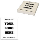 Handcrafted Shop Your Company Logo Rubber Stamp Rubberstempel (Gestempeld)