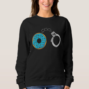 Handcuff Donut Politieagent Politieagent Mannen Vr Trui