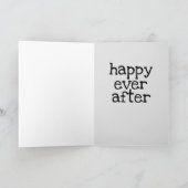 HANDCUFFS grappige WEDDING CONGRATULALATIONS KAART (Binnen)
