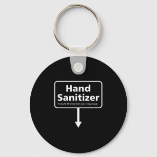 Handdesinfecter voor mannen - Grappige volwassenen Sleutelhanger
