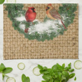 Handdoek 16" x 24 " van de Kroon van de Vogel van (Gevouwen)