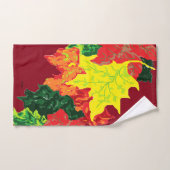 Handdoek: Autumn Leaves Design Bad Handdoek (Handdoek)