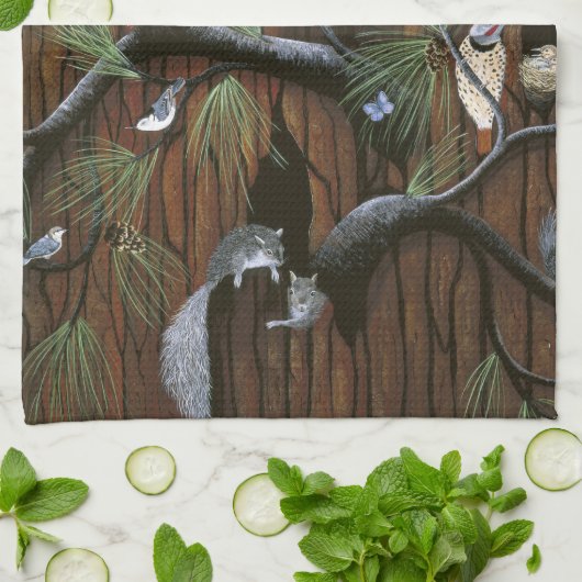 Handdoek "Bark" (Gevouwen)