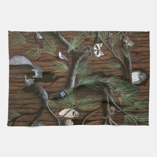 Handdoek "Bark" (Horizontaal)