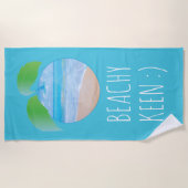 Handdoek "Beachy Keen/Beach" (Voorkant)