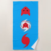 handdoek bij aanlanding (Voorkant)