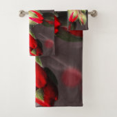 Handdoek bloom rood en donker (Insitu)