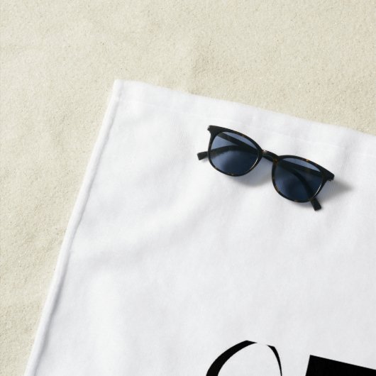 Handdoek. Echte wijnstokken serie. EÉN Strandlaken (In situ)