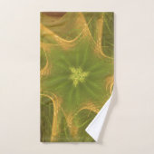 Handdoek Fractal Licht Groen Palet (Handdoek)