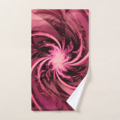 Handdoek Fractal Twisted Paarse & Plum (Handdoek)