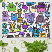 Handdoek "Het alfabet" (Gevouwen)