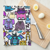 Handdoek "Het alfabet" (Quarter Fold)