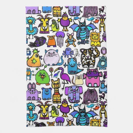 Handdoek "Het alfabet" (Verticaal)