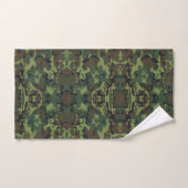 handdoek in groene camouflage sets (Handdoek)