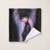 Handdoek Kosmische Diva Stellaire Gloed (Wasdoekje)