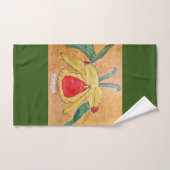 Handdoek met abstract botanisch ontwerp (Handdoek)