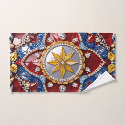 Handdoek met Colombiaanse kleuren (Handdoek)