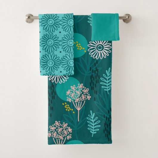 Handdoek met een modern minimalistisch design. (Insitu)