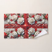 Handdoek met Engelse Rozen Design (Handdoek)