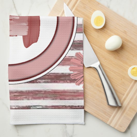 handdoek met handdoek gestript (Quarter Fold)