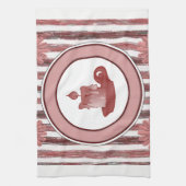 handdoek met handdoek gestript (Verticaal)