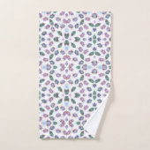 Handdoek met ingewikkeld bloem- en geometrisch pat (Handdoek)