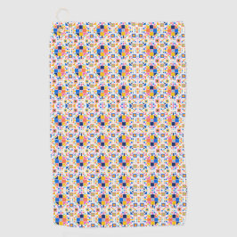 Handdoek met ingewikkeld, kleurrijk geometrisch pa