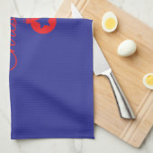 handdoek met Kerstschrift (Quarter Fold)