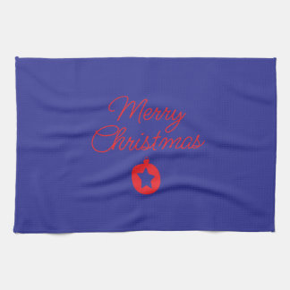 handdoek met Kerstschrift