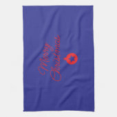 handdoek met Kerstschrift (Verticaal)