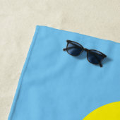 Handdoek met palmboom Cartoon (In situ)