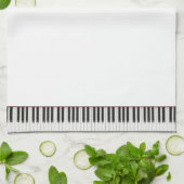 handdoek met pianotoetsenbord (Gevouwen)