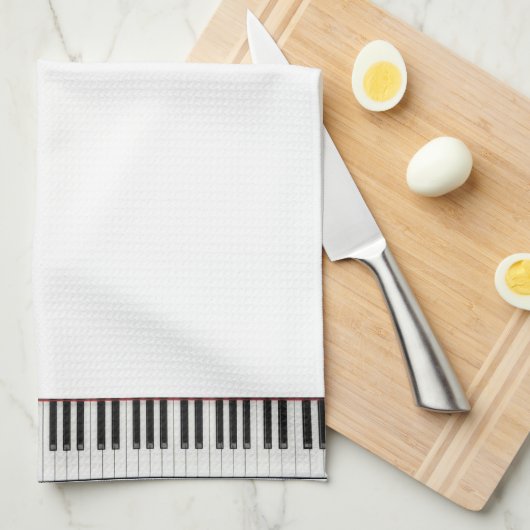handdoek met pianotoetsenbord (Quarter Fold)