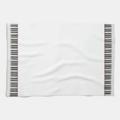 handdoek met pianotoetsenbord (Horizontaal)