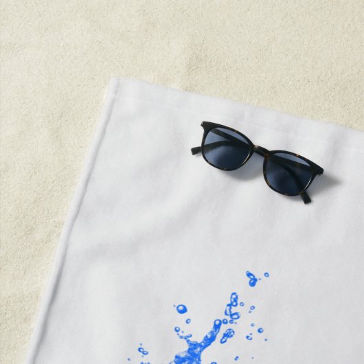 handdoek met Roos Compass (In situ)