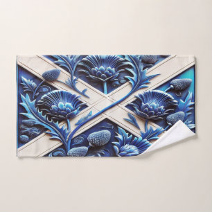 Handdoek met Schotse distels