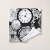 handdoek met uurwerk (Wasdoekje)