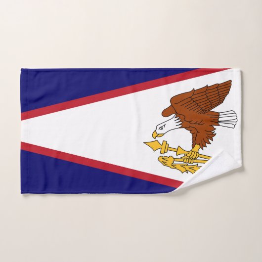Handdoek met vlag van Amerikaans-Samoa, Verenigde  (Handdoek)