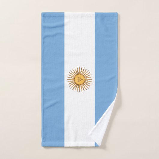 Handdoek met vlag van Argentinië (Handdoek)